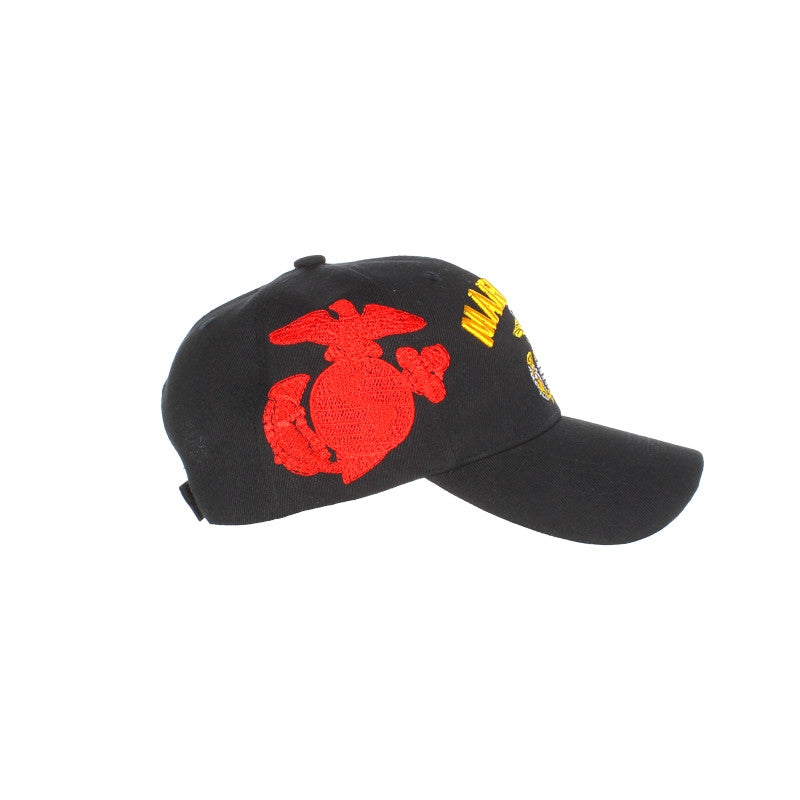 U.S. Marines Shadow Embroidery Black Cap – view 22