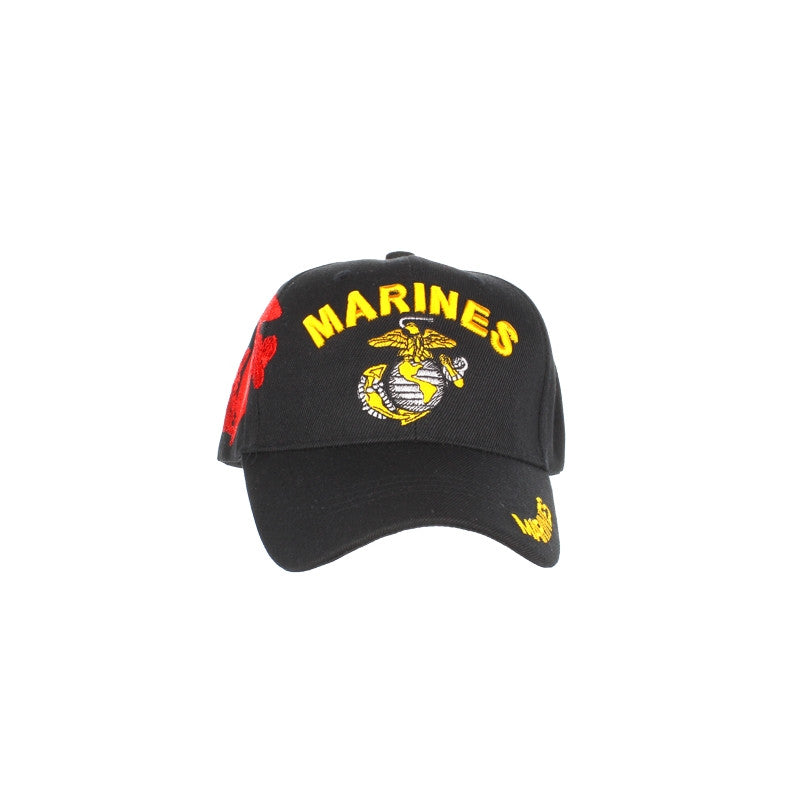 U.S. Marines Shadow Embroidery Black Cap – view 29