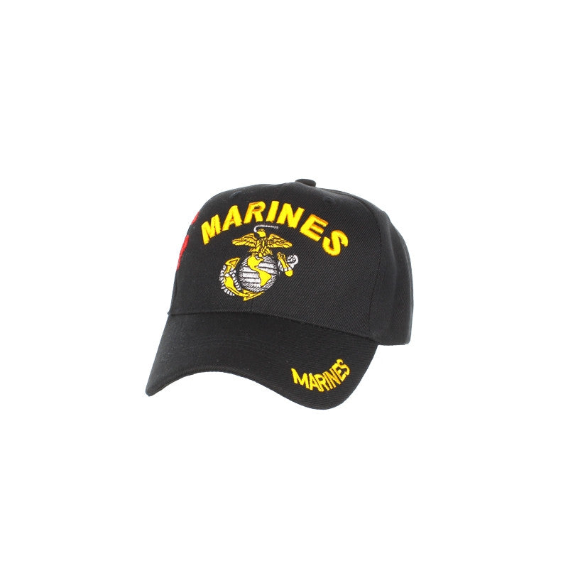 U.S. Marines Shadow Embroidery Black Cap – view 31