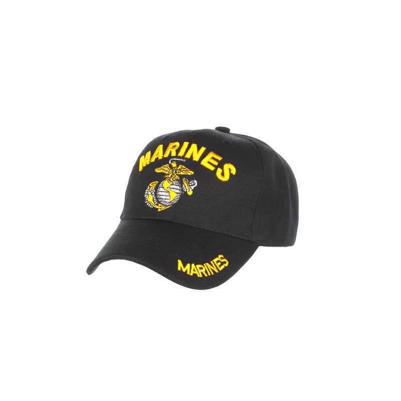 U.S. Marines Shadow Embroidery Black Cap – view 32