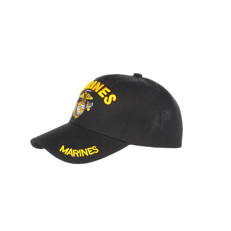 U.S. Marines Shadow Embroidery Black Cap – view 34