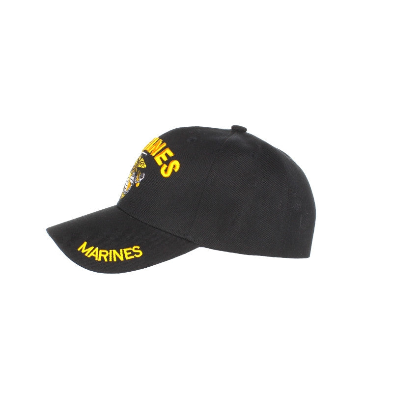 U.S. Marines Shadow Embroidery Black Cap – view 35