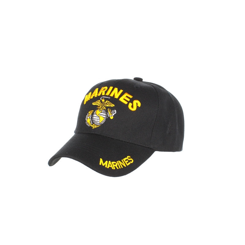 U.S. Marines Shadow Embroidery Black Cap – view 4