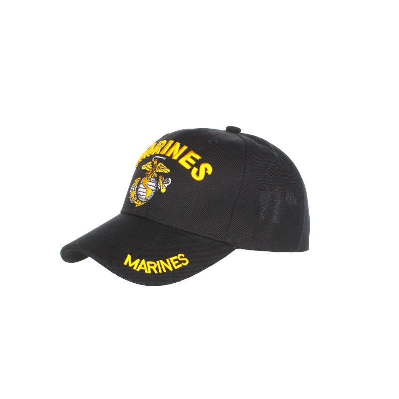 U.S. Marines Shadow Embroidery Black Cap – view 5