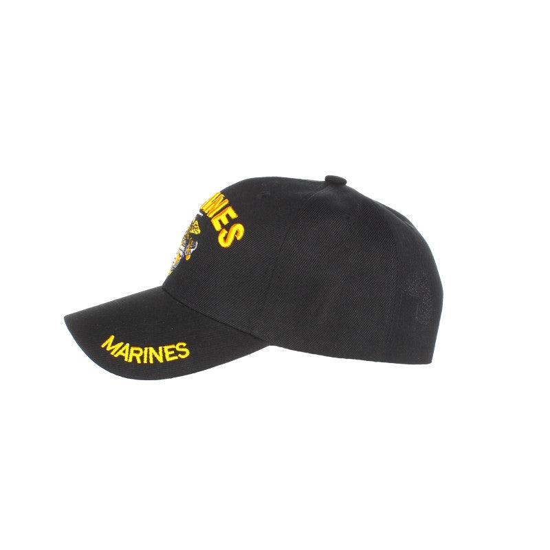 U.S. Marines Shadow Embroidery Black Cap – view 7