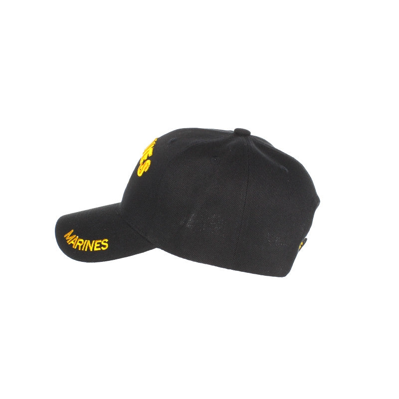 U.S. Marines Shadow Embroidery Black Cap – view 9