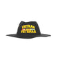 Vietnam Veteran Black Military Hunter Hat – view 5