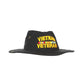 Vietnam Veteran Black Military Hunter Hat – view 3