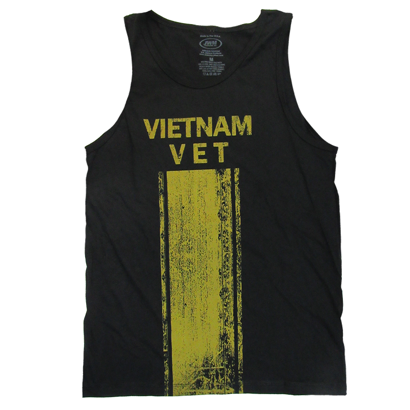 Vietnam Veteran Patriotic Cotton Tank Top – view 1
