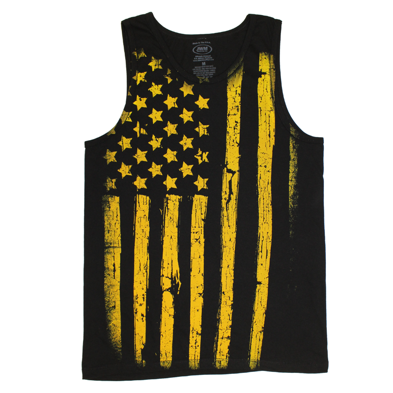 Vietnam Veteran American Flag Graphic Tank Top – view 1