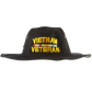 Vietnam Veteran Black Military Hunter Hat – view 1