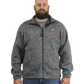 US Marines Heathered Tweed Fleece Zip-Up Jacket – view 1