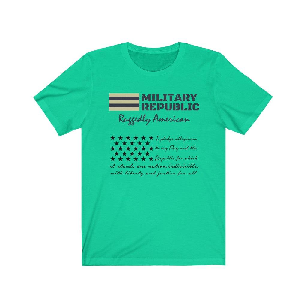 Military Republic - Pledge of Allegiance T-shirt - Military Republic