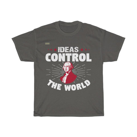 Ideas Control The World T-shirt - Military Republic