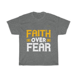 Faith Over Fear Motivational Unisex T-shirt - Military Republic