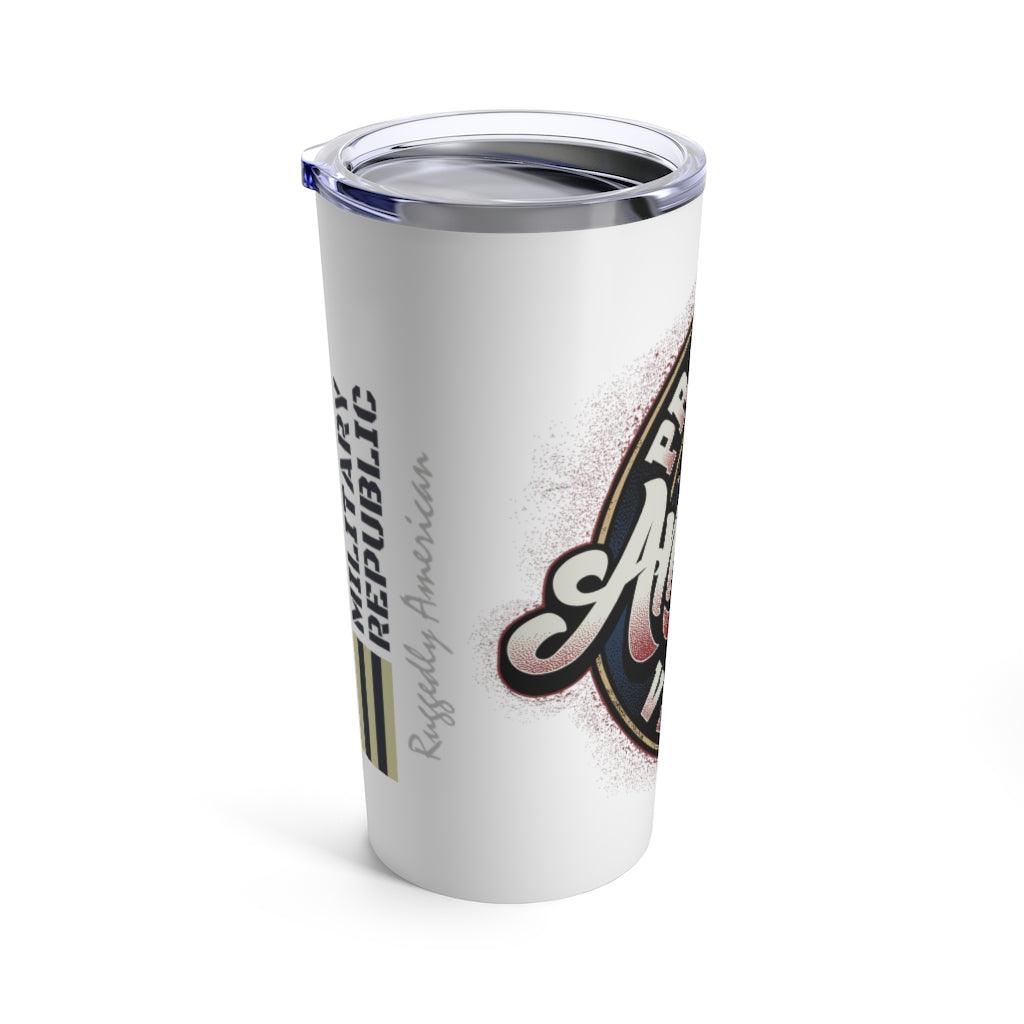 Proud to be American Veteran 20oz Stainless Steel Tumbler - Military Republic