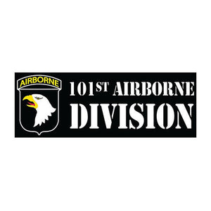 101st Airborne Division 3"x9" Bumper Sticker - Military Republic