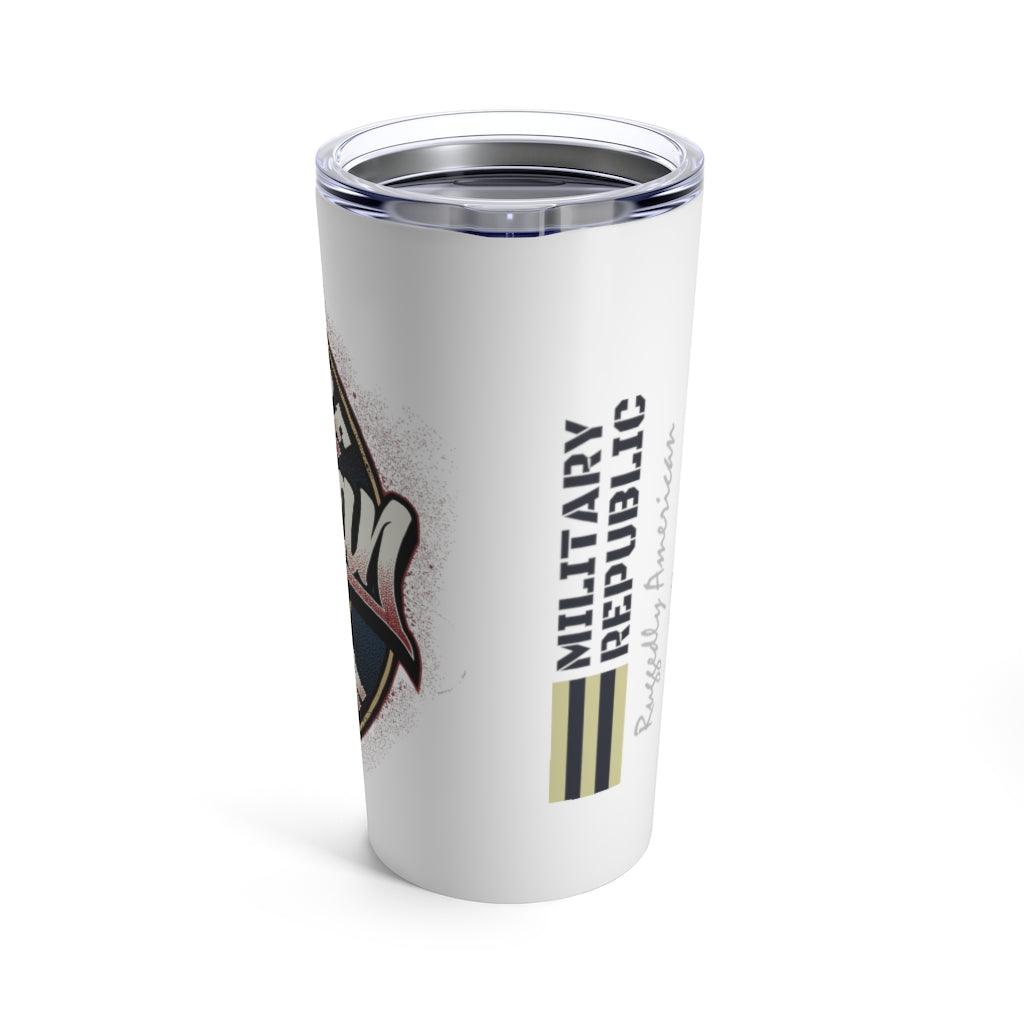 Proud to be American Veteran 20oz Stainless Steel Tumbler - Military Republic