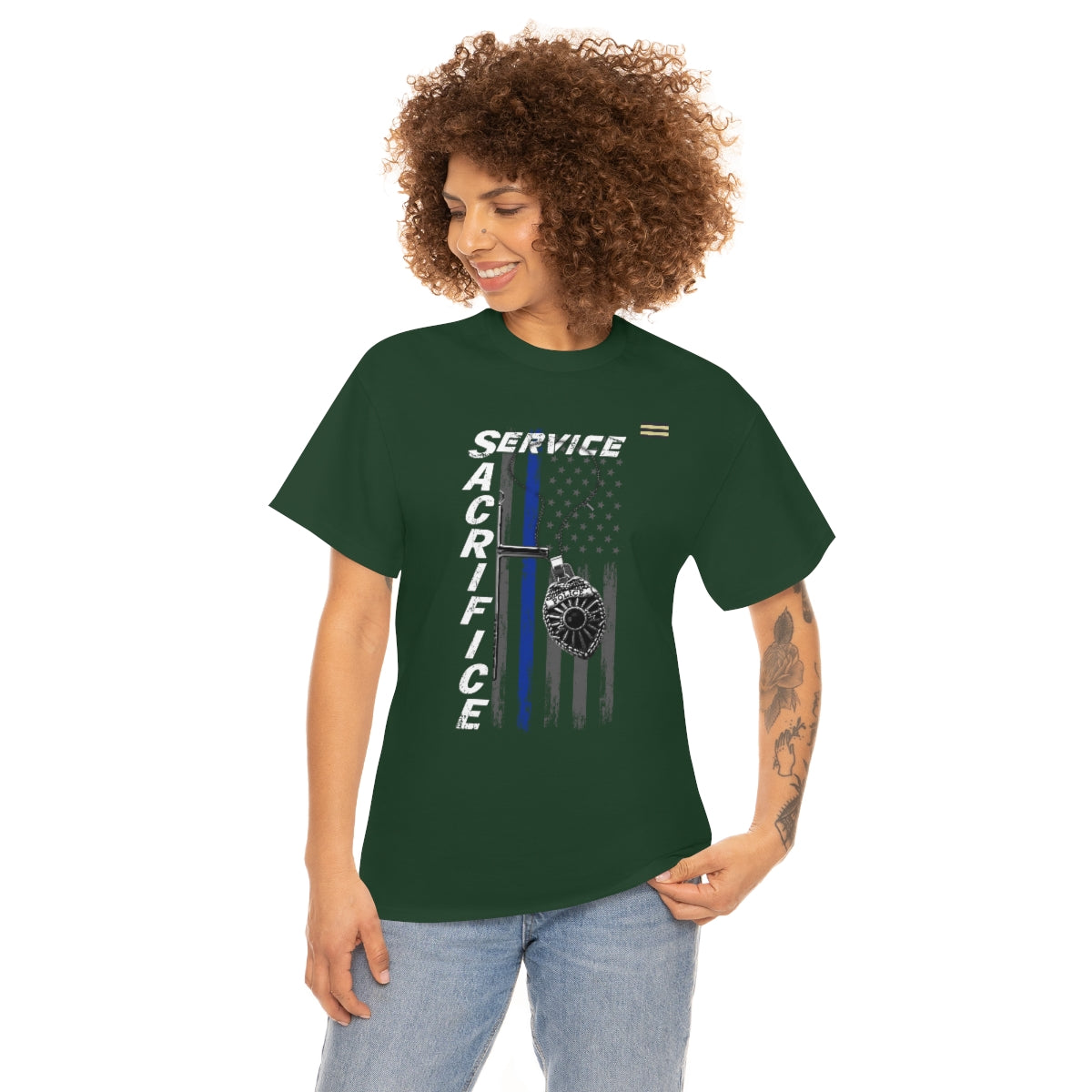 Service Sacrifice Law Enforcement T-shirt