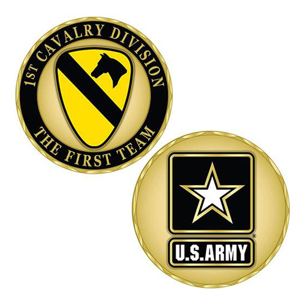 1st Cavalry Division Army Challenge Coin – Military Republic