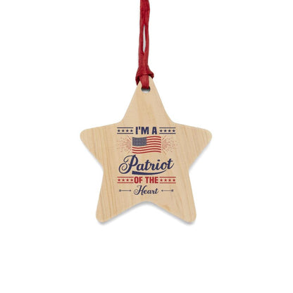 I'm A Patriot By Heart  Christmas Ornament - Military Republic