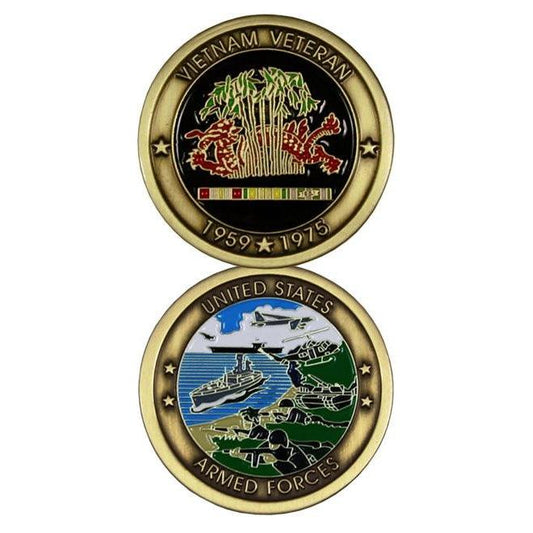 Vietnam Veteran Challenge Coin - Military Republic