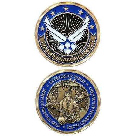 U.S. Air Force Values "Integrity First'' Challenge Coin - Military Republic