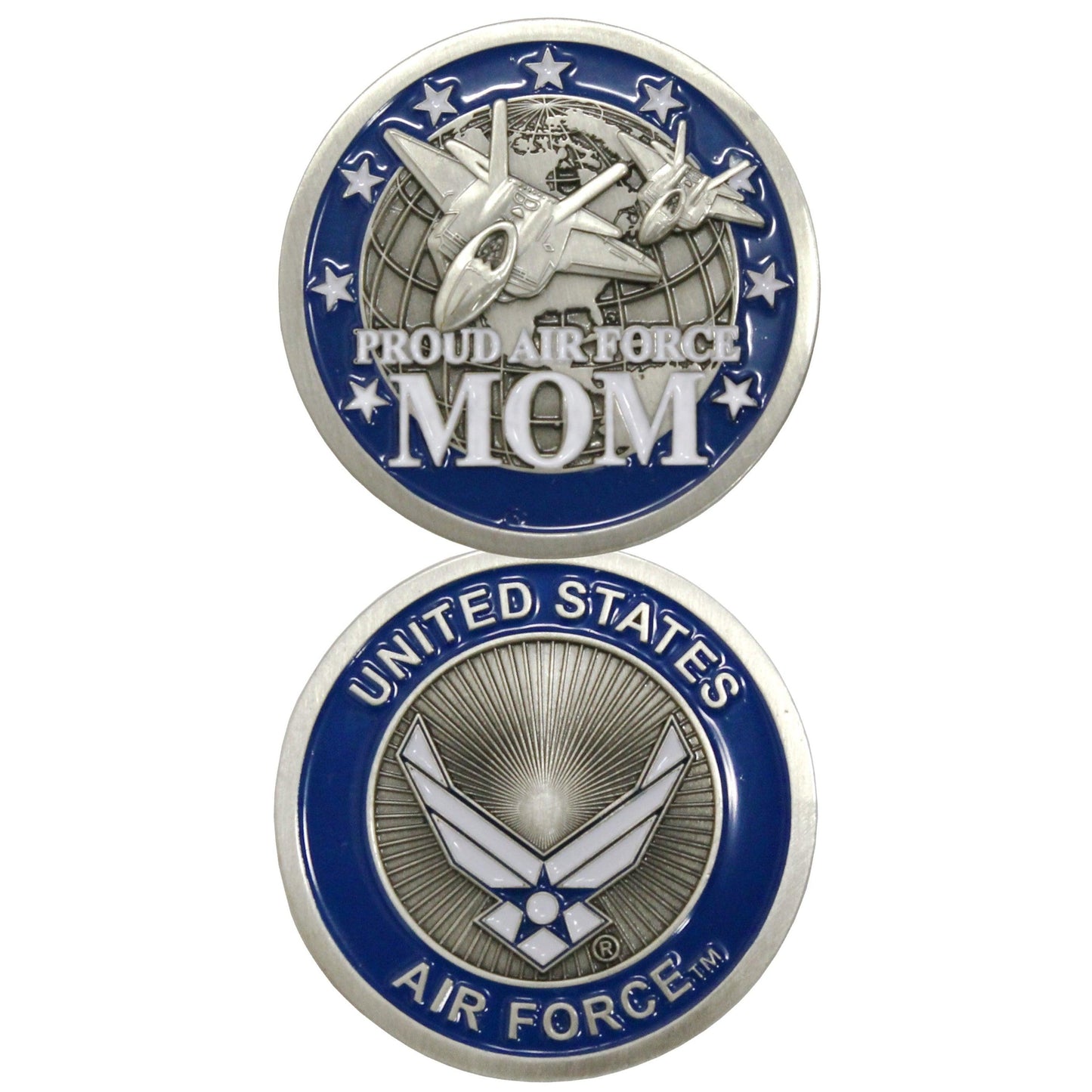 Proud Air Force Mom Challenge Coin - Military Republic