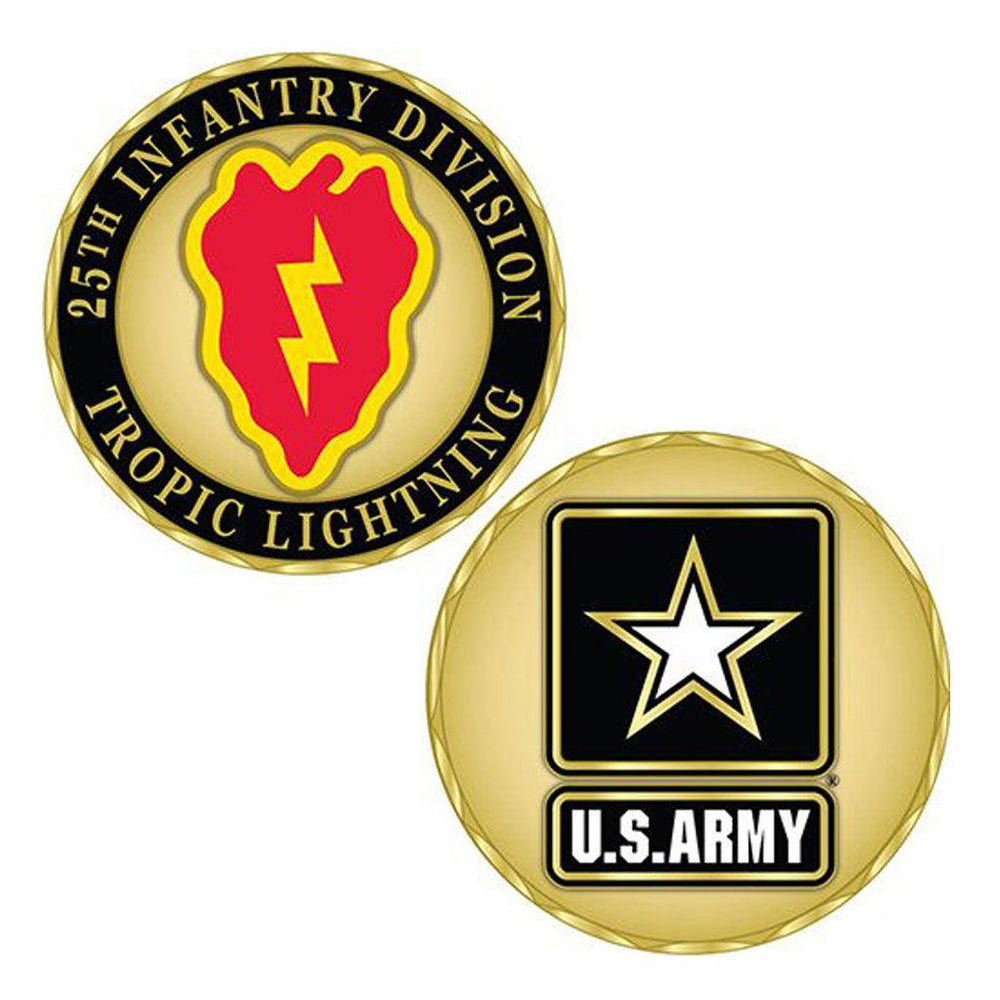25th Infantry Division Army Challenge Coin - Military Republic