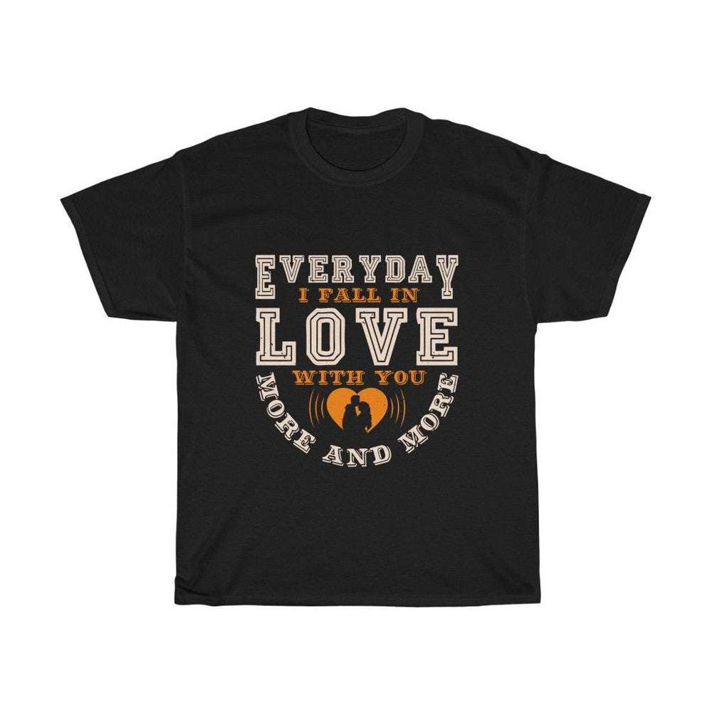Everyday I Fall In Love With You T-shirt - Military Republic
