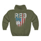Remember Every One Deployed Distressed Flag and Tag Hoodie - Military Republic
