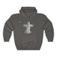 God Bless USA Flag and Cross Unisex Hoodie - Military Republic