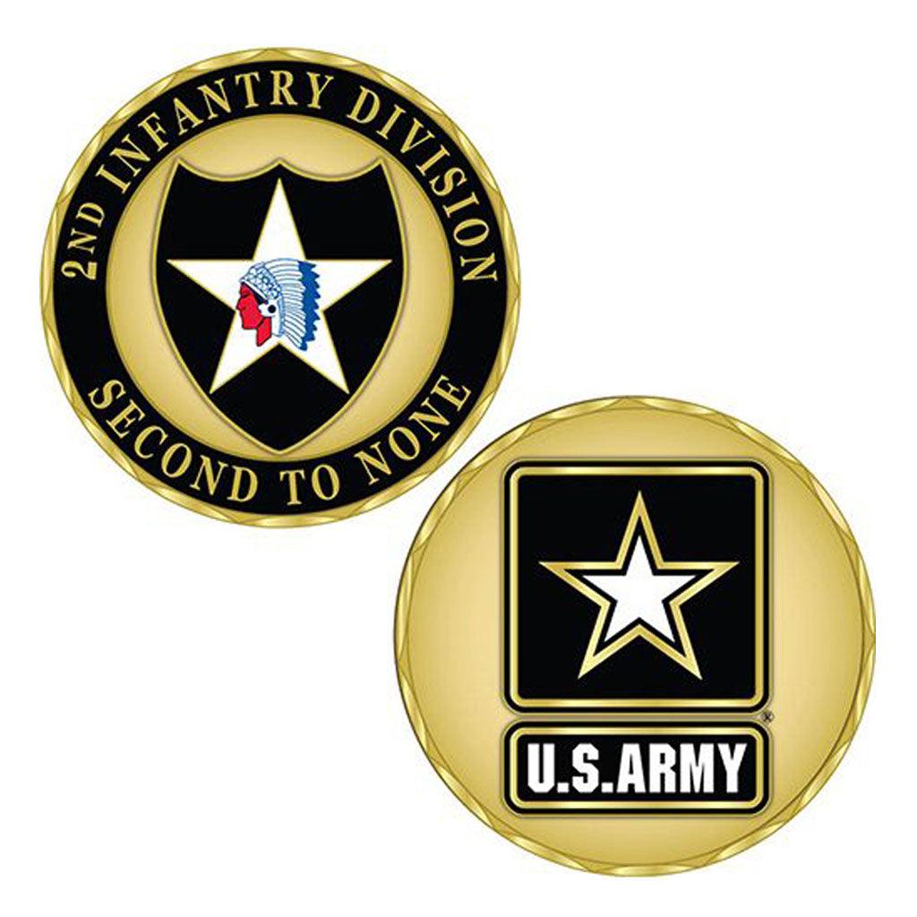 2nd Infantry Division Army Challenge Coin - Military Republic
