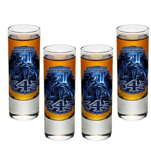 343 In Memory Of Our Fallen Brothers Shot Glasses-Military Republic