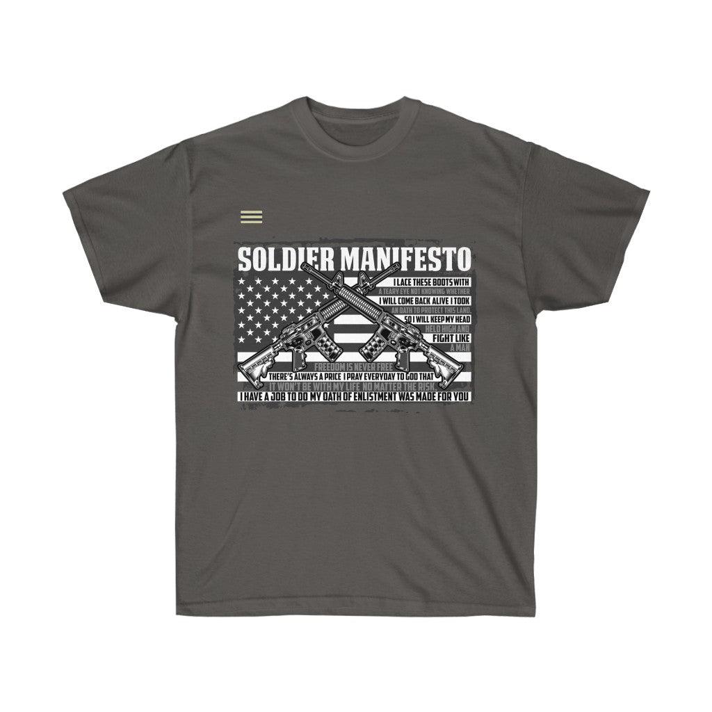 Soldier Manifesto T-shirt - Military Republic
