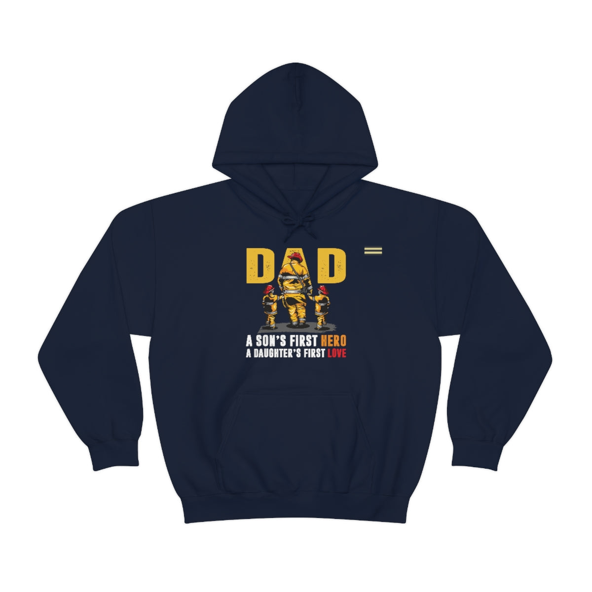 The Firefighter Dad Hero Hoodie