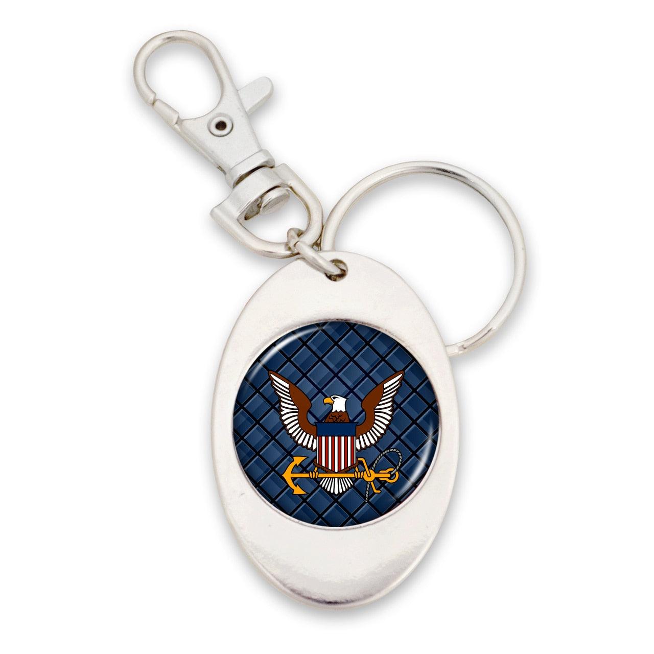 U.S. Navy Key Chain with Logo - Military Republic