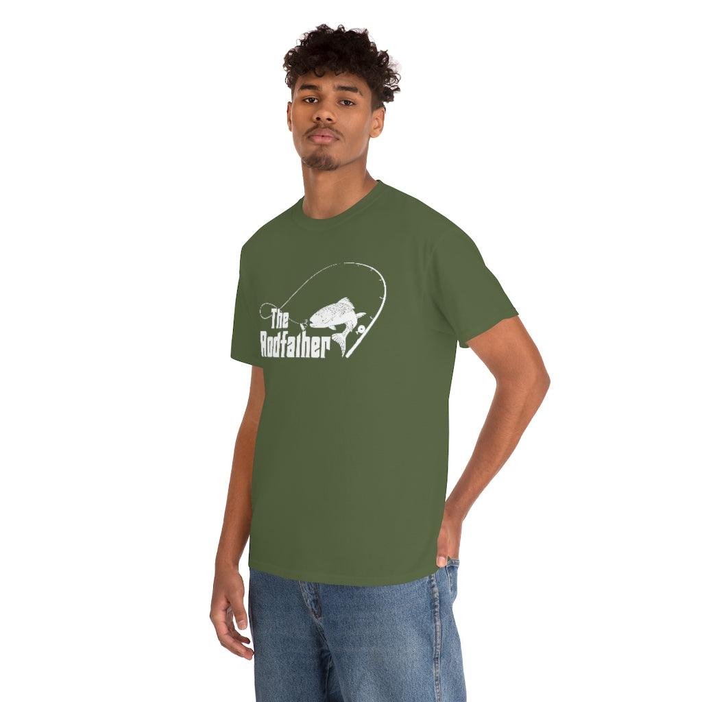 The Rodfather Fishing T-shirt - Military Republic