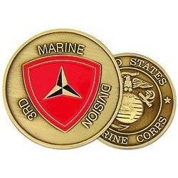 3rd Marine Division Challenge Coin (38MM inch) - Military Republic
