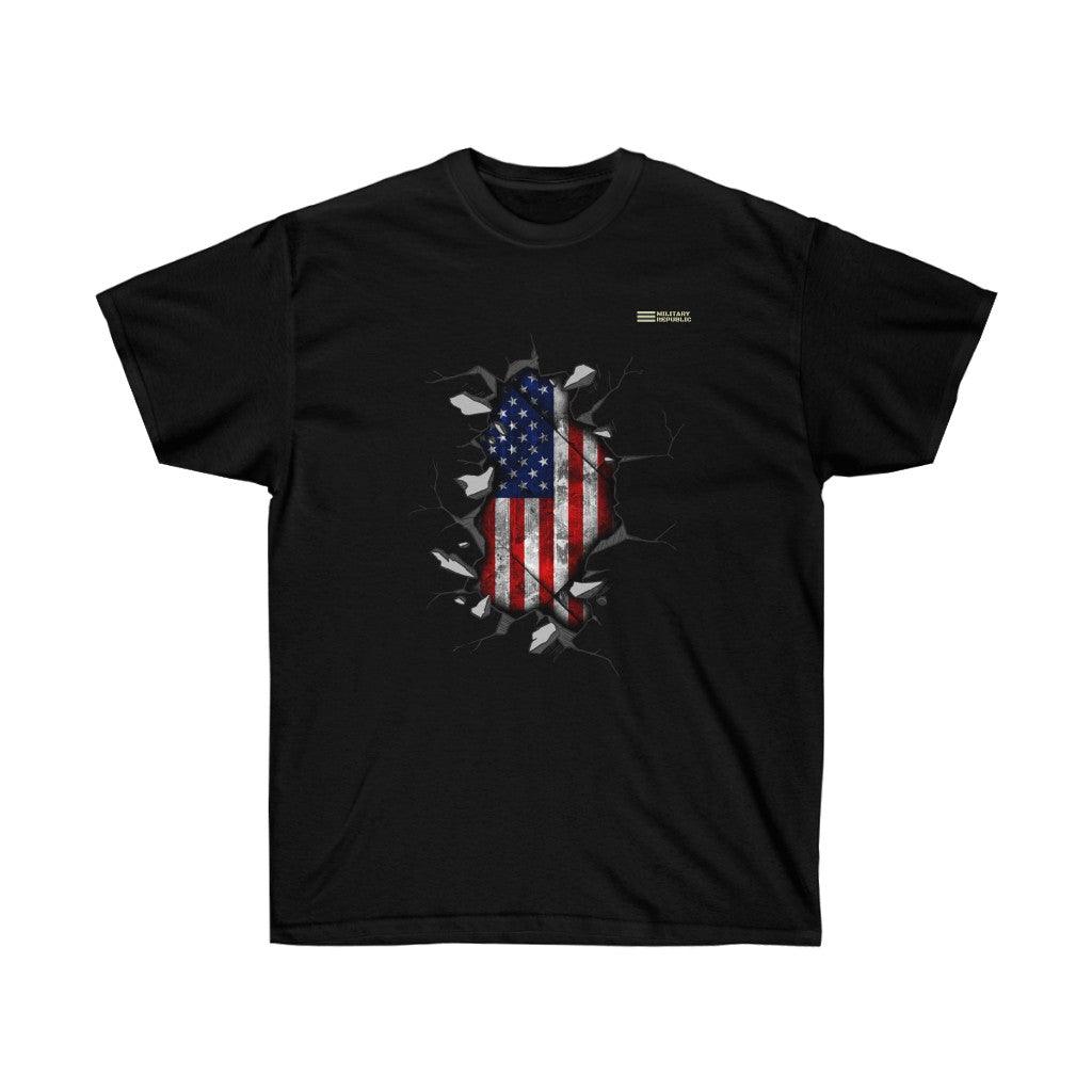 USA Breakthrough - Veteran T-shirt - Military Republic