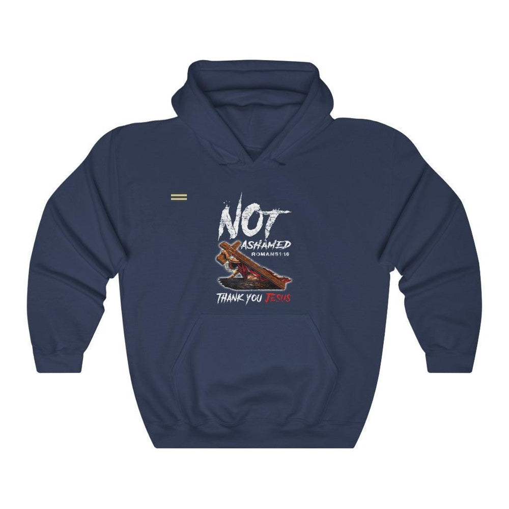 Not Ashamed of The Cross Unisex Hoodie - Military Republic