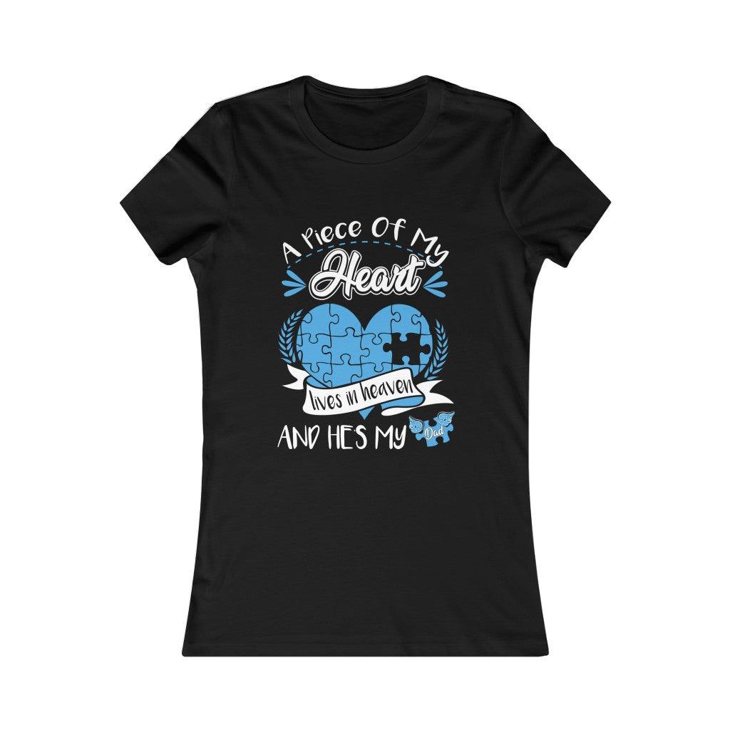 A Piece Of My Heart Lives In Heaven  Women's T-shirt - Military Republic