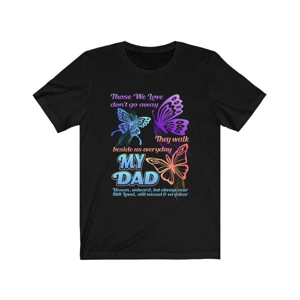 Those Who Love Us - Dad Memories Women's T-shirt - Military Republic