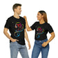 Nursing is a Work of Heart Stethoscope Design Nurse T-shirt