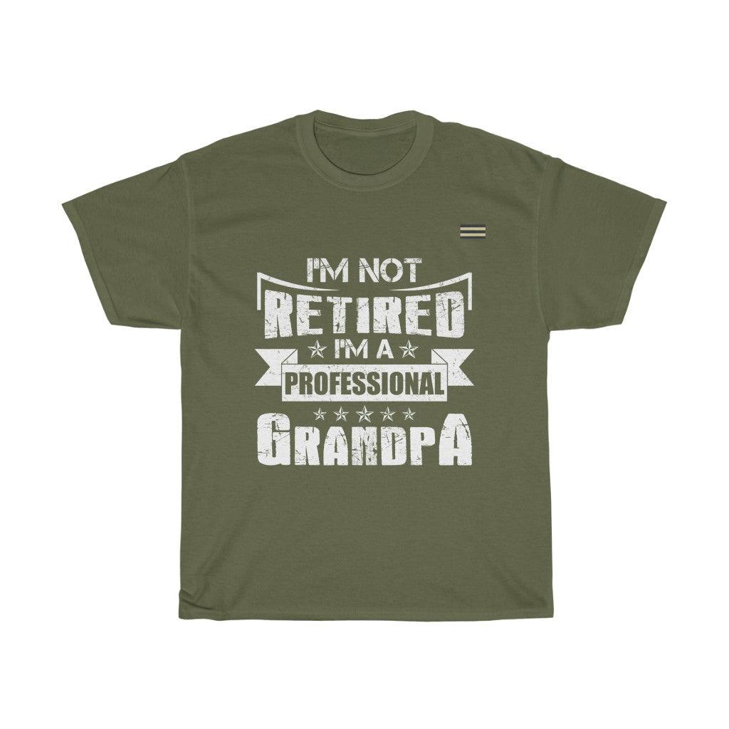 I'm A Professional Grandpa T-Shirt (White Print ) - Military Republic