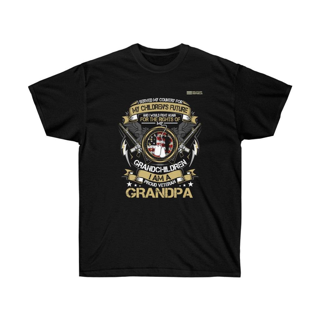 I Served My Country For My Children's Future - Veteran T-shirt - Military Republic