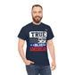 True Blue American Four Stars Law Enforcement T-shirt