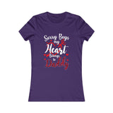 Sorry Boys My Heart Belongs To Daddy Women's T-shirt - Military Republic