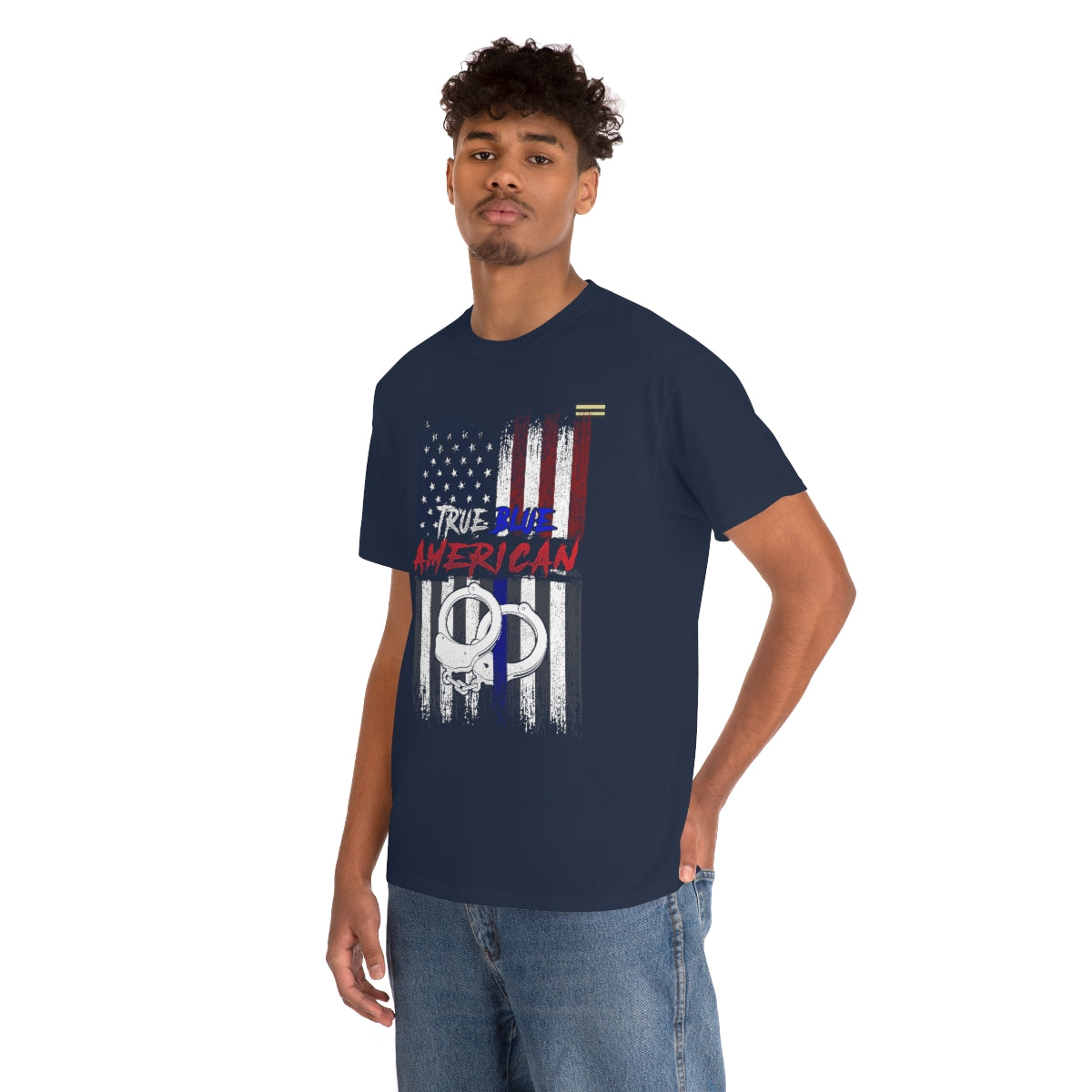 True Blue American  Law Enforcement Shirt