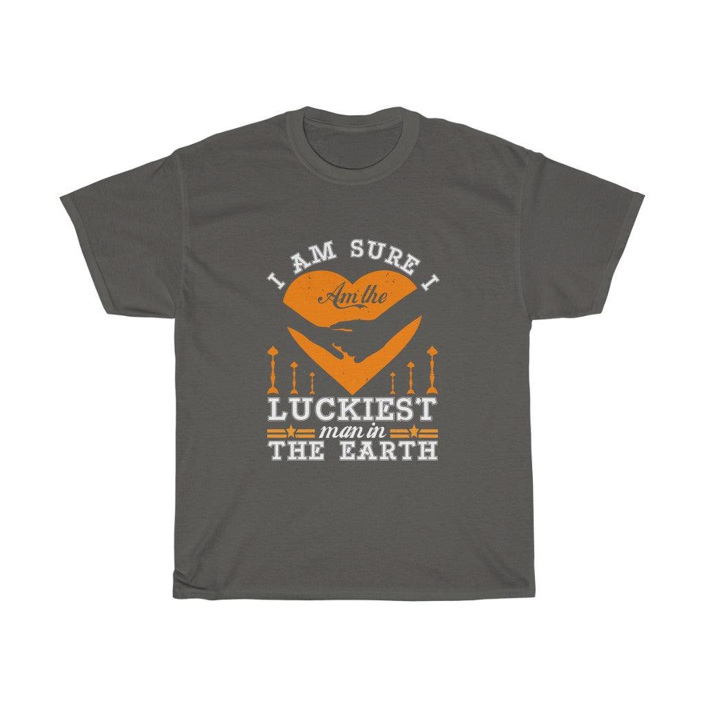 Luckiest Man In The Earth T-shirt - Military Republic